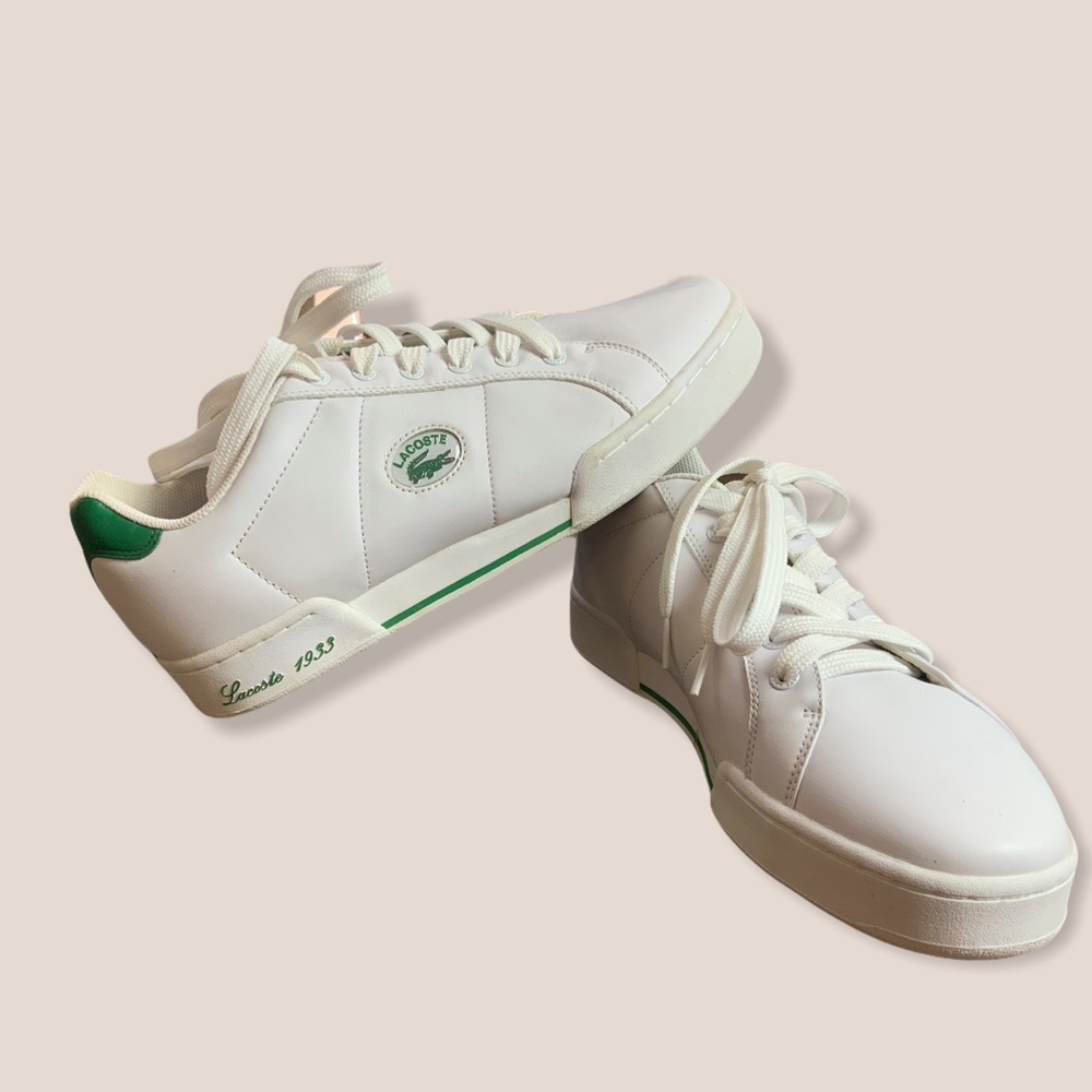Classic Lacoste Men’s 11 1/2, Green/White